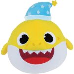 Jemini baby shark peluche range pyjama bonne nuit + / - 45 cm