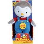 Jemini tchoupi peluche tchoupi musical + / - 20cm