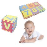 Jeobest 36pcs puzzle mat apprendre les chiffres abc lettres apprendre lalphabet jouets de sol pour enfants ...