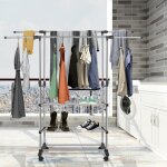 Jeobest. schoir  linge avec 2 niveaux etendoir linge intrieur taille 78 * 42 * (70 - 150)cm portant ...