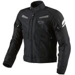 Jet motorcycle moto veste hommes impermable noir systme de poche multifonctionnel doublure amovible ...