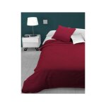 Jeté de lit ou canapé 180x220 cm adele framboise par soleil docre Jeté de lit ou canapé 180x220 cm adele framboise par soleil docre