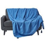 Jet� de lit ou de canap� rajput bleu 255 x 360 cm