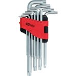 Jeu de 10 clés mâles coudées ks tools - torx Jeu de 10 clés mâles coudées ks tools - torx