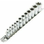 Jeu de 10 douilles femelles torx tailles de e4 à e16 - carré 1 / 4 et 3 / 8 Jeu de 10 douilles femelles torx tailles de e4 à e16 - carré 1 / 4 et 3 / 8