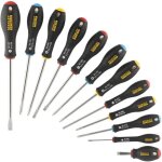 Jeu de 12 tournevis - stanley fatmax - fmht65426 - 0 - electricien + mecanicien + phillips + pozidriv ...