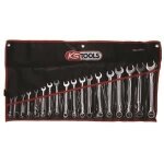 Jeu de 18 cl�s mixtes m�triques - ks tools - 922. 0047 - en trousse - 6 � 24 mm - angle de fourche ?il ...