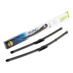Jeu de 3 balais essuie glace avant / arrire pour renault kangoo 2 avec hayon ds 01 / 2008 - valeo x ...