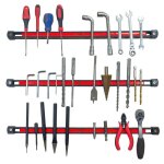 Jeu de 3 barres aimantées 45cm - bande magnétique accroche mural outils - rangement outillage garage ... Jeu de 3 barres aimantées 45cm - bande magnétique accroche mural outils - rangement outillage garage ...