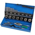 Jeu de 32 tarauds et tarauds en acier tungstne yuenfong avec coffret de rangement m3 m4 m5 m6 m8 m10 ...