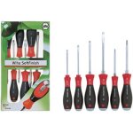 Jeu de 6 tournevis  frapper - wiha - embout plat - fente 35 / 45 / 55 / 65 - phillips ph1 / ph2