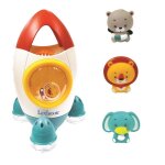 Jeu de bain fuse avec 3 animaux souples - lexibook - pour enfants de 18 mois et plus - jets deau tournants ...