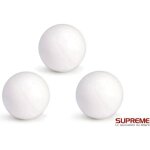Jeu de balles pour baby foot - supreme - plastique - blanc - lot de 3 balles