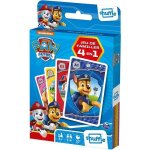 Jeu de cartes 4 en 1 paw patrol - jeu de familles - jeu de paires - jeu daction - jeu de batailles