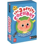 Jeu de cartes - nathan - les 3 petits cochons - construction de maison solide - enfant - 15 min Jeu de cartes - nathan - les 3 petits cochons - construction de maison solide - enfant - 15 min