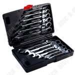 Jeu de cls  cliquet - td - 12pc - vanadium chrom - tte mobile et fixe - multi - usages