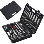 Jeu de cl�s � douille coffret cl� � cliquet et embouts avec une mallette noire 108 pi�ces dimensions: ...