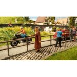 Jeu de cl�tures noch 14208 - marron vert gris - �chelle 1:87