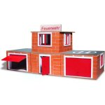 Jeu de construction enfant en brique ciment caserne de pompiers teifoc