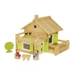 Maison en rondins de bois - 175 pices