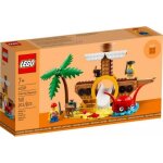 Jeux de construction - lego - l?aire de jeux du bateau pirate - blanc - plastique - a monter soi - mme ...