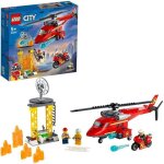 Lego city 60281 lhlicoptre de secours des pompiers jouet minifigurines et moto