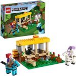 Jeu de construction - lego - minecraft 21171 - ecurie avec figurine cavalier squelette - 241 pices