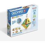 Jeu de construction magn�tique - geomag - supercolor panels recycled 35 pi�ces - plastique recycl� - ...
