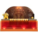 Jeu de construction - super mario - bataille avec bowser - figurine bowser et sc�ne de pont