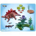 Jeu de construction - playmobil - 5232 - st�gosaure - 2 b�b�s - for�t incluse