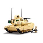 Jeu de construction - sluban - char tank m1a2 sep v2 - 781 pi�ces - plastique - 29 cm