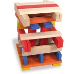 Jeu de construction vilac batibloc color - 100 planchettes en bois massif colorées Jeu de construction vilac batibloc color - 100 planchettes en bois massif colorées