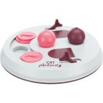 Jeu dactivit� pour chat - trixie - flip board - � 23 cm - gris clair / sauge / vieux rose