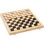 Jeu de dames en bois - jeujura - 8131 - coffret pliant - 30x30x2cm - fabrication franaise