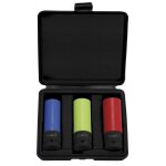 Jeu de douilles � chocs - ks tools - acier - 1 / 2 pouce