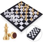 Jeu déchecs magnétique en echec deluxe pliable echecs portable de voyage plateau et les morceaux pour ... Jeu déchecs magnétique en echec deluxe pliable echecs portable de voyage plateau et les morceaux pour ...