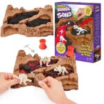 Jeu ducatif - kinetic sand - sable cintique excavation de dinosaures - mixte - blanc - 6 ans et plus ...