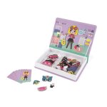 Jeu ducatif magntique en carton - janod - magntibook dguisements fille - violet - 1 joueur ou plus ...