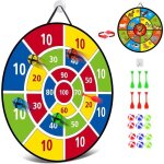 Jeu de fl�chettes - hautstore - pliable 72 cm - 12 balles collantes - 6 fl�chettes - double face