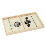 Jeu de hockey en bois palets 35cm naturel