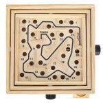 Jeu de labyrinthe en bois omabeta - puzzle educatif pour enfant de 3 ans et plus