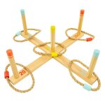 Jeu de lancer anneaux en bois fsc�
