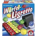 Jeu de d�s ligretto schmidt - jeu de rapidit� mouvement� pour enfants et adultes - 24 d�s en 4 couleurs ...