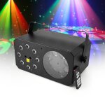 Jeu de lumi�re laser - flash - flash power gobo dual - lasers vert et rouge - effet gobo - effet rgb ...