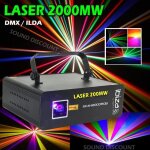 Jeux de lumiere puissant scan2000rgb 2000mw de la folie ! pa dj sono mix bar club disco danse discoth�que ...