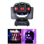 Jeux de lumi�re - power - spider crunch - effet � led cree 18x10w - rgbw - 6 barres de 3 leds