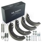 Jeu de m�choires de frein arri�re + nb parts