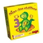 Jeu de m�moire et jeu sur les nombres - haba - dino des chiffres - multicolore - 3 ans - jaune