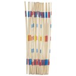 Jeu de mikado en bois gant 70cm multicolore