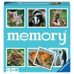 Jeu de paires et de m�moire - grand memory� - petits animaux - ravensburger - 64 cartes